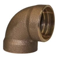 Bronze cast 90-degree elbow