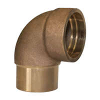 Bronze street elbow