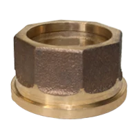 Bronze threaded hex fitting