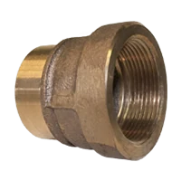 Bronze threaded reducing coupling