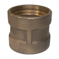 Bronze threaded coupling